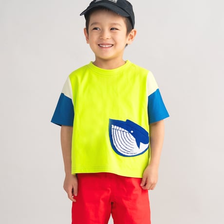 クジラポケットTシャツ グリーン/amiamie(アミアミ)
