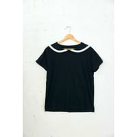 Marine T-shirts(black) [KK261101-1]/ KOQUeLiKO(コキュリコ)