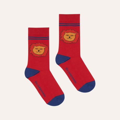ソックス Lion Red Socks(3/4Y)/The Campamento(カンパメント)