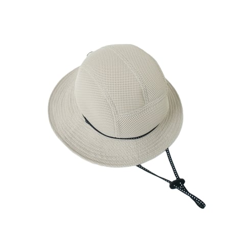 double russell mesh jethat 【sand】[MA75-1956a]/ moun.ten(マウンテン)