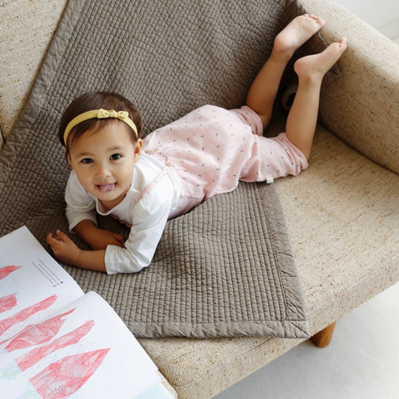 ★GLOWNY★WILD BABY TEE (DOTTY MAZE)★正規品/韓国直送料込 イブル・キルティングマットMサイズ チョコレートモカ