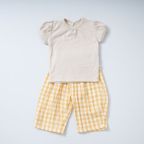 パフスリーブＴシャツ(2026SS BE) /apibaby(アピーベビー)