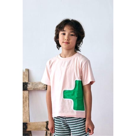 Deco T-shirts(peach) [KK261103-2]/ KOQUeLiKO(コキュリコ)
