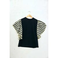 Kaori tops(black) [KK261102-1]/ KOQUeLiKO(コキュリコ)