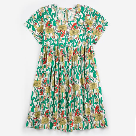 ワンピース Color Herbalist all over woven dress(2-3Y/4-5Y/6-7Y/8-9Y)/ bobochoses(ボボショーズ)