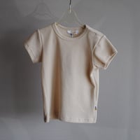 半袖Tシャツ(Blouse w short sleeves ORGANIC COTTON) Ivory 2026ss /joha(ﾖﾊ )