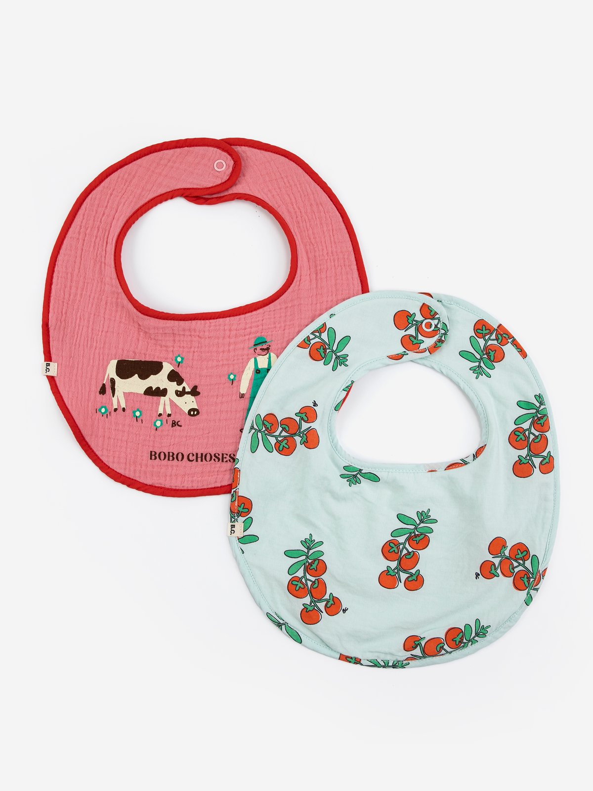 スタイ 2枚セット Juicy Tomatoes bib set (ONE SIZE)/ b