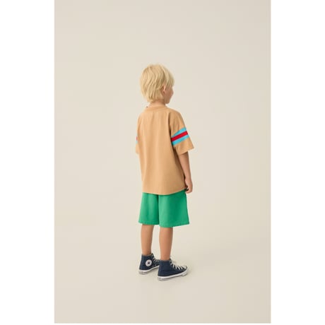 Tシャツ Bicolor Bands Camel Tshirt(3Y,4Y,5/6Y)/The Campamento(カンパメント)
