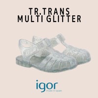【2026入荷分】CLASICA CRISTAL クラシカクリスタル 386 TR.TRANS. MULTI GLITTER (SIZE20-29)/ (igorイゴール)