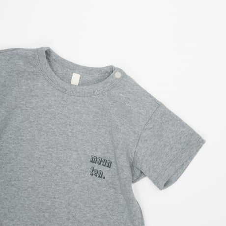moun ten. logo standard T 【heather gray】 [BT01-0307a]/ moun.ten(マウンテン)