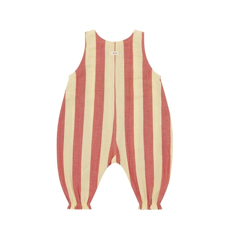 ジャンプスーツ Tomato Stripes Jumpsuit /organiczoo(ｵｰｶﾞﾆｯｸｽﾞｰ)