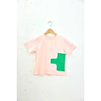 Deco T-shirts(peach) [KK261103-2]/ KOQUeLiKO(コキュリコ)