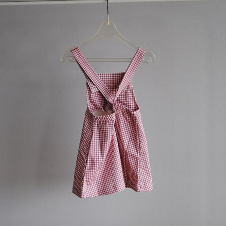ジャンパースカート(Pinafore dress ORGANIC COTTON) Pink 2026ss /joha(ﾖﾊ )