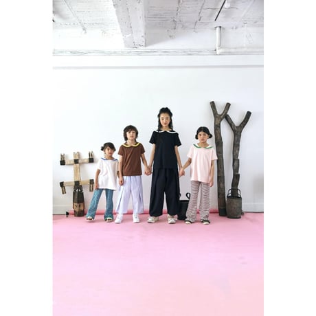 Marine T-shirts(black) [KK261101-1]/ KOQUeLiKO(コキュリコ)