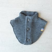 ネックウォーマー MERINO WOOL(Polo neck heavy) Grey 26AW/joha(ﾖﾊ)