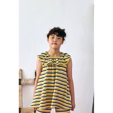 Hinata tops(yellow motif) [KK261108-3]/ KOQUeLiKO(コキュリコ)