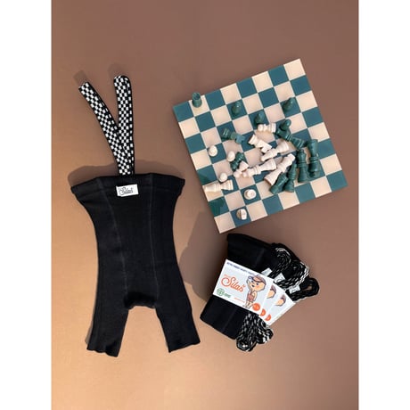 SILLY Silas Shorty Tights Collection_Classic Black Checked /SILLY Silas(シリーサイラス)