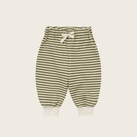 スウェットパンツ Fern Stripes Sweatpants(17FSTP)/organiczoo(ｵｰｶﾞﾆｯｸｽﾞｰ)