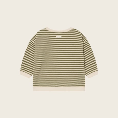スウェット Fern Stripes Sweatshirt(17FSTBSOZ)/organiczoo(ｵｰｶﾞﾆｯｸｽﾞｰ)