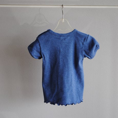 半袖AラインTシャツ(A-shape T-shirt ORGANIC COTTON) Blue 2026ss /joha(ﾖﾊ )