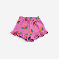 ショートパンツ Tangerine all over ruffled shorts(2-3Y/4-5Y/6-7Y)/ bobochoses(ボボショーズ)