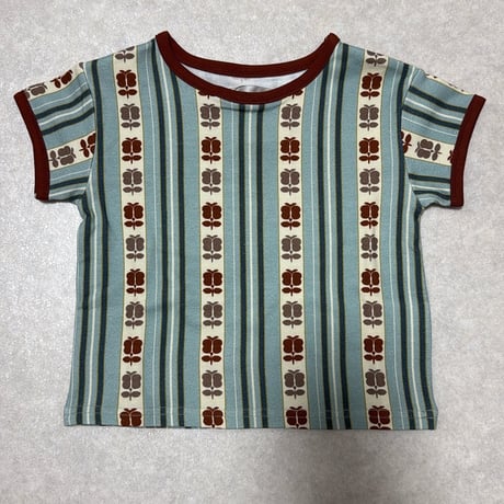 レトロストライプTシャツ[pal0440] サックス/ &pal(アンドパル)