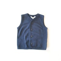 ベスト ORGANIC COTTON (Vest) Navy 26AW/joha(ﾖﾊ)