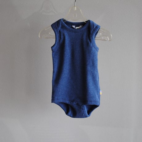 ノースリーブボディ(Body without sleeves ORGANIC COTTON) Blue 2026ss /joha(ﾖﾊ)