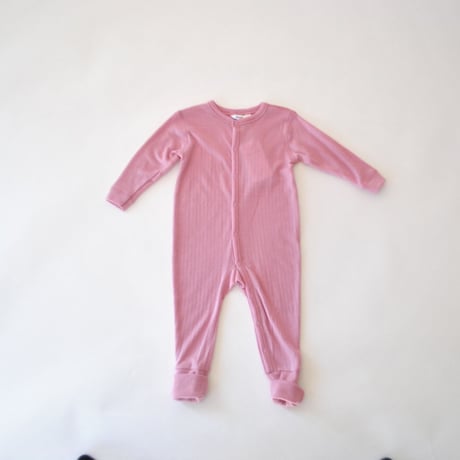 カバーオール MERINO WOOL(Jumpsuit 2in 1 foot) Rose 26AW/joha(ﾖﾊ)