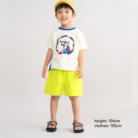 キツネザルアートTシャツ オフホワイト/amiamie(アミアミ)