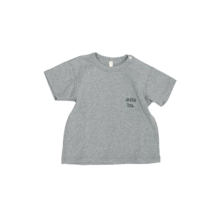 moun ten. logo standard T 【heather gray】 [BT01-0307a]/ moun.ten(マウンテン)