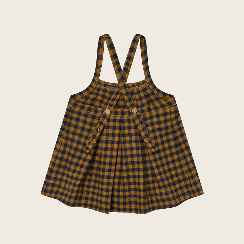 Blueberry Gingham Tribe Skirt(15BBGHTSK)/organi