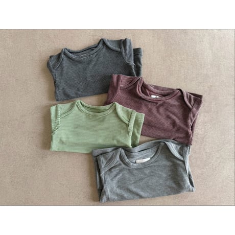 ボーダーTシャツ[pal0517] ボルドー/ &pal(アンドパル)