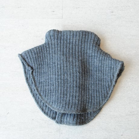 ネックウォーマー MERINO WOOL(Polo neck heavy) Grey 26AW/joha(ﾖﾊ)