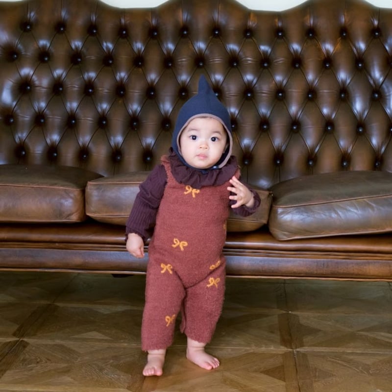 buoy buoy ドット柄 ジャンプスーツ WASHER COTTON JUMP SUIT（ウォッシャーコットンジャンプスーツ