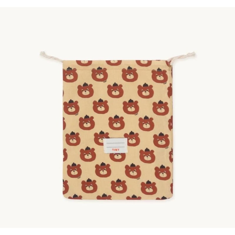 バッグ tinycottons bear bag brnown Bear teddy shoulder bag in brown - Tinycottons | Mytheresa