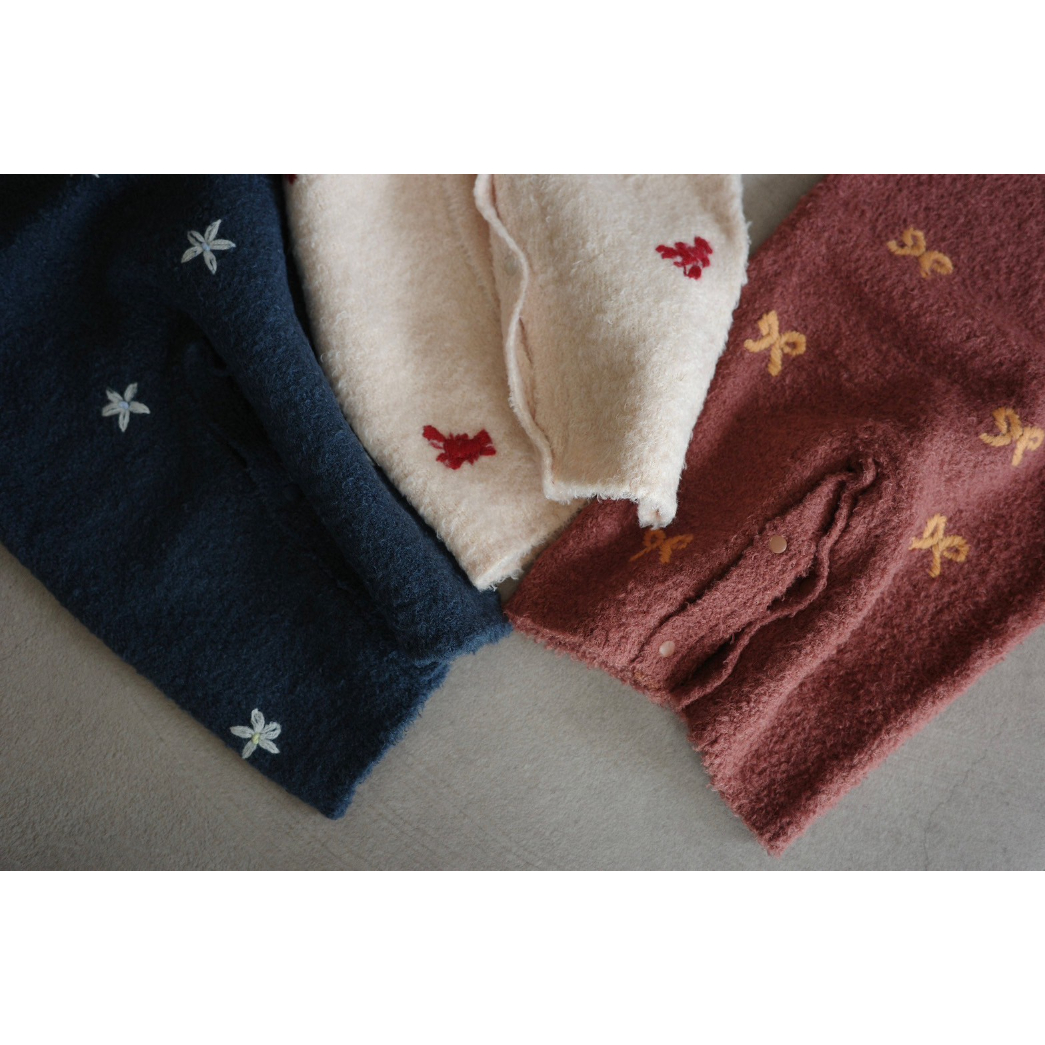 【25AW】&PAL (アンドパル)モチーフジャンプスーツ フラワーロンパース モチーフジャンプスーツ フラワー/ &pal(アンドパル) | api store