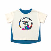 キツネザルアートTシャツ オフホワイト/amiamie(アミアミ)