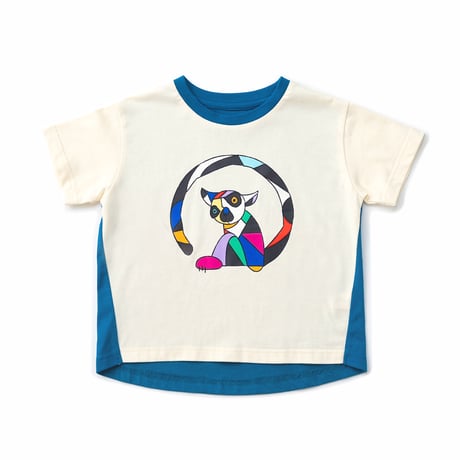 キツネザルアートTシャツ オフホワイト/amiamie(アミアミ)