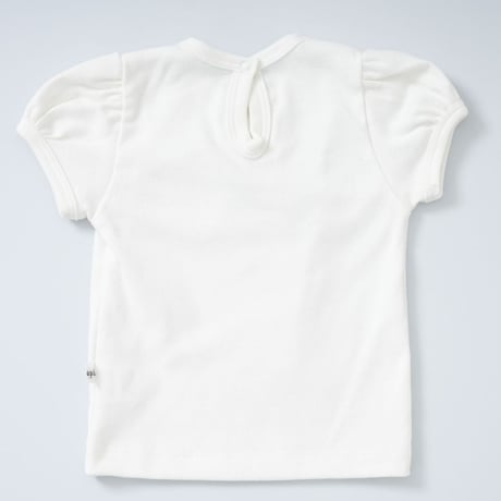 パフスリーブＴシャツ(2026SS WH) /apibaby(アピーベビー)