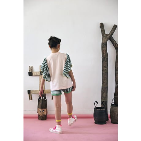 Kaori tops(peach) [KK261102-2]/ KOQUeLiKO(コキュリコ)