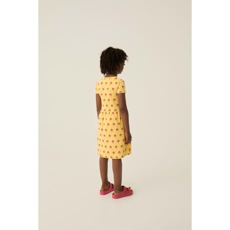 ワンピース Ladybug Allover Yellow Dress(3Y,4Y,5/6Y,7/8Y)/The Campamento(カンパメント)