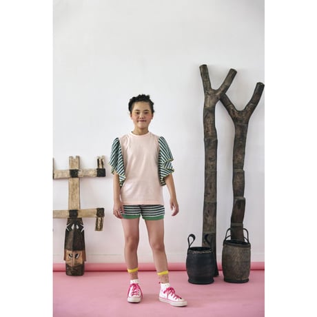 Kaori tops(peach) [KK261102-2]/ KOQUeLiKO(コキュリコ)