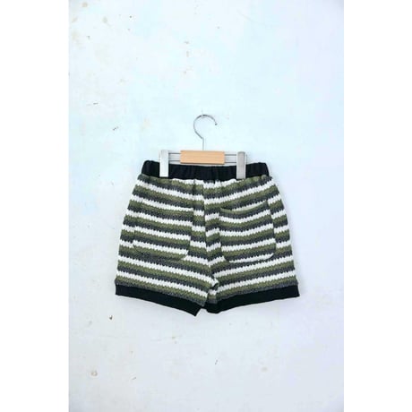 Soreil pants(kaki motif) [KK261109-1]/ KOQUeLiKO(コキュリコ)