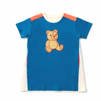 テディベアTシャツワンピース  ネイビー/amiamie(アミアミ)