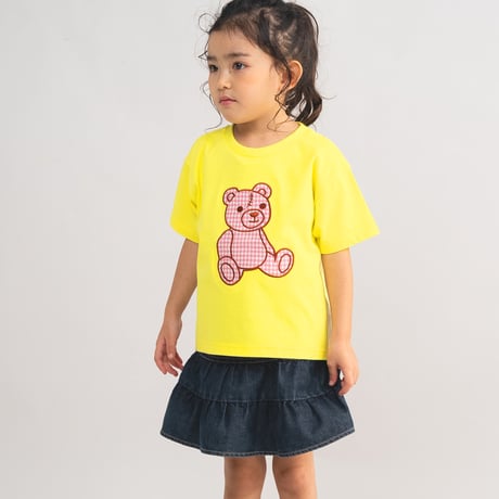 テディベアTシャツ イエロー/amiamie(アミアミ)