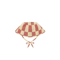 サンハット Tomato Stripes Bucket Sun Hat/organiczoo(ｵｰｶﾞﾆｯｸｽﾞｰ)