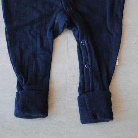 カバーオール MERINO WOOL(Jumpsuit 2in1 foot) Navy 26AW/joha(ﾖﾊ)