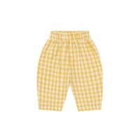 パンツ Honeycomb Gingham Fisherman Pants/organiczoo(ｵｰｶﾞﾆｯｸｽﾞｰ)