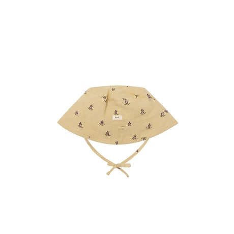 サンハット Lavender Bloom Bucket Sun Hat/organiczoo(ｵｰｶﾞﾆｯｸｽﾞｰ)